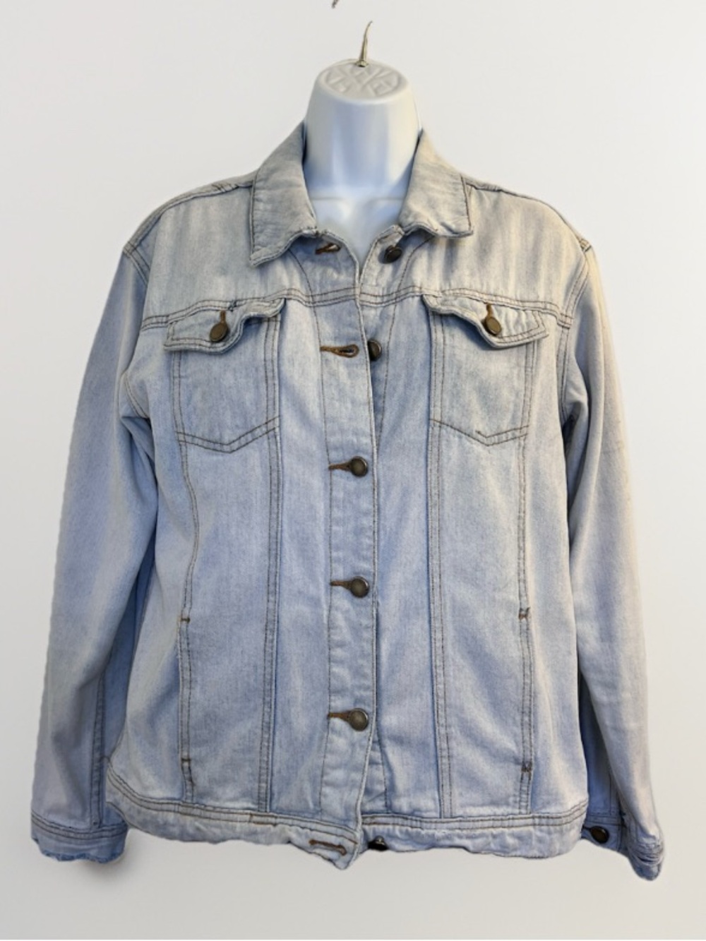Roxy Distressed Denim Jacket